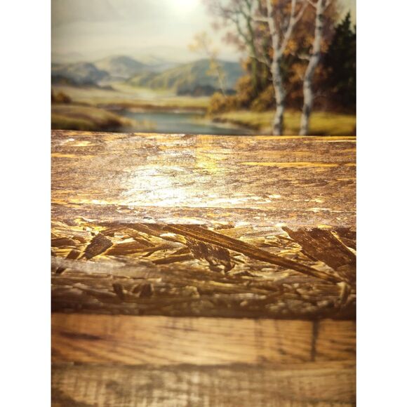 Reclaimed Wood Rustic Shadow Box for Crafters and Artists  Stained, Eco-Friendly - Picture 5 of 5